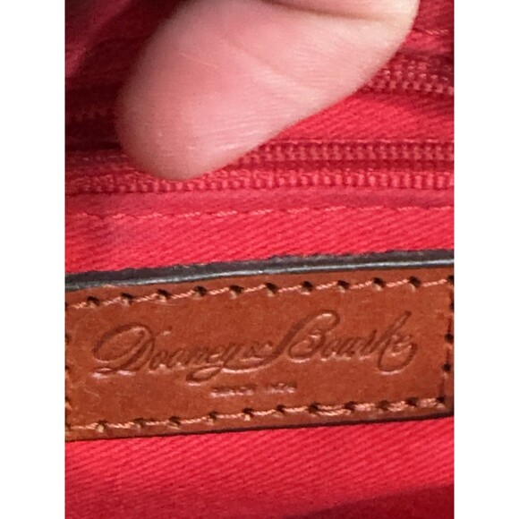 Vintage Dooney & Bourke Pebble Grain Black Leather Slim Wristlet Clutch - Picture 5 of 11